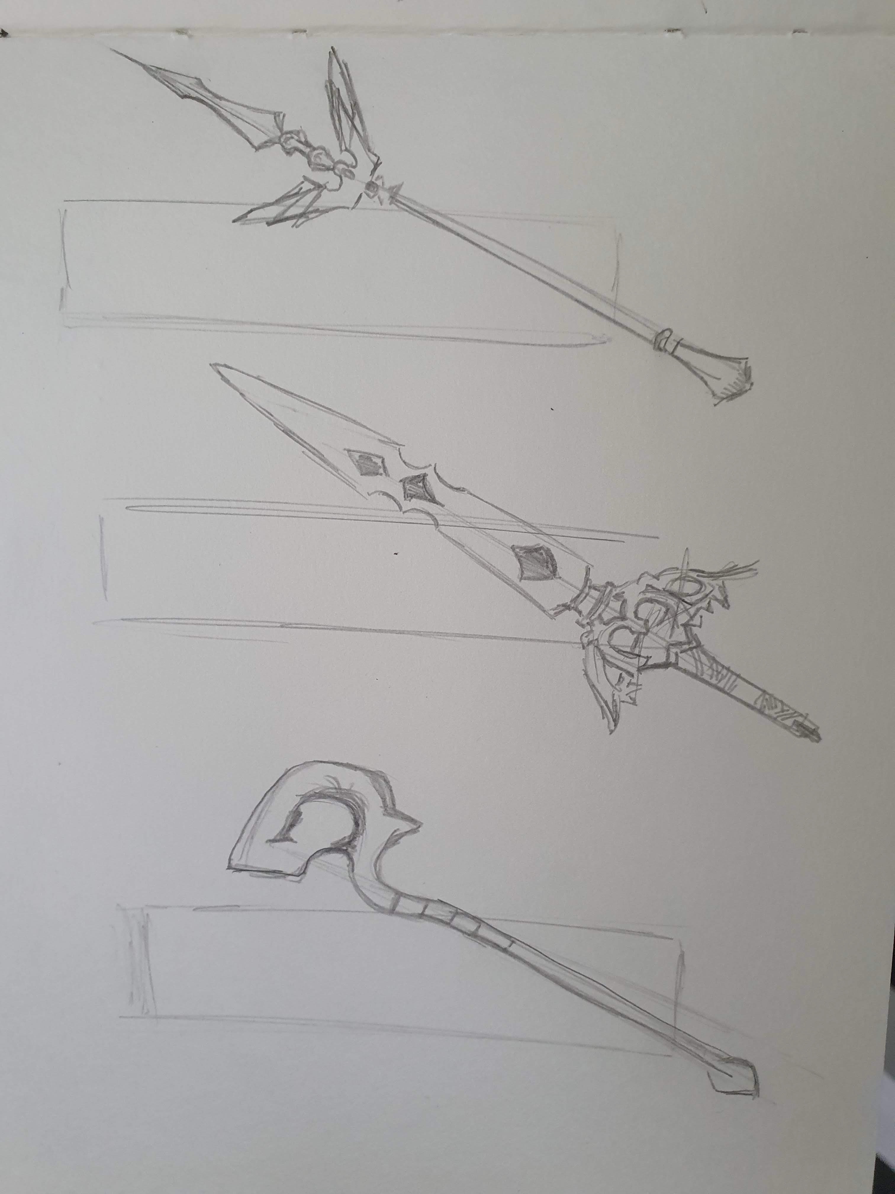 FF9 Weapons Panels