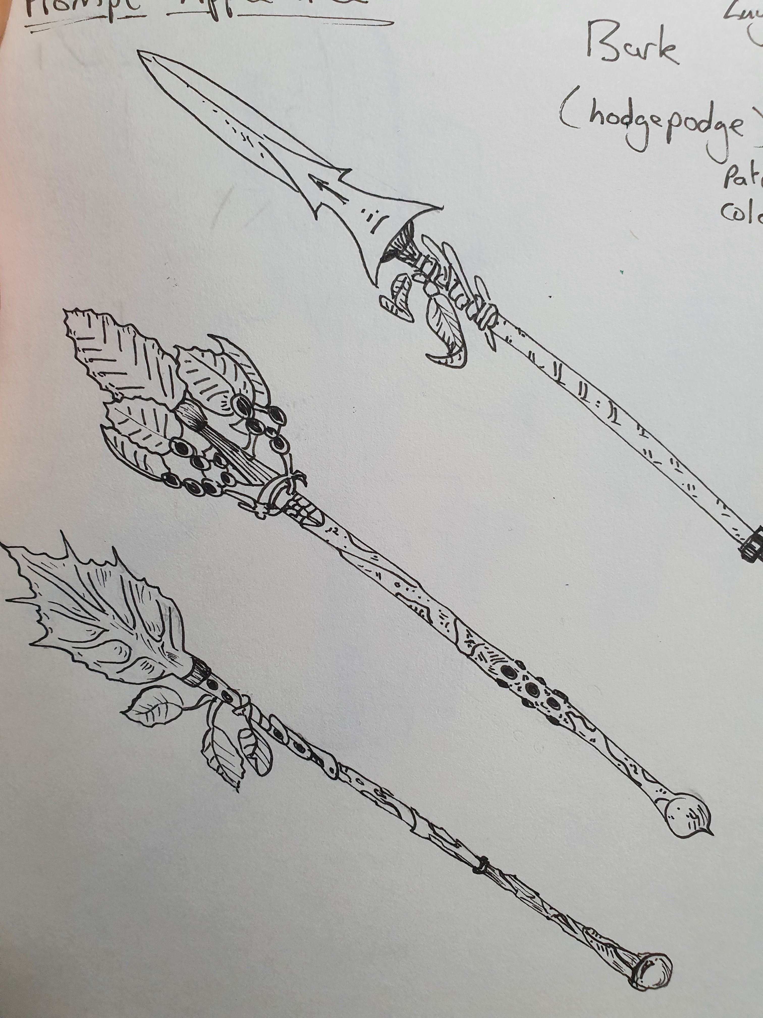 Foliage Staff Concepts
